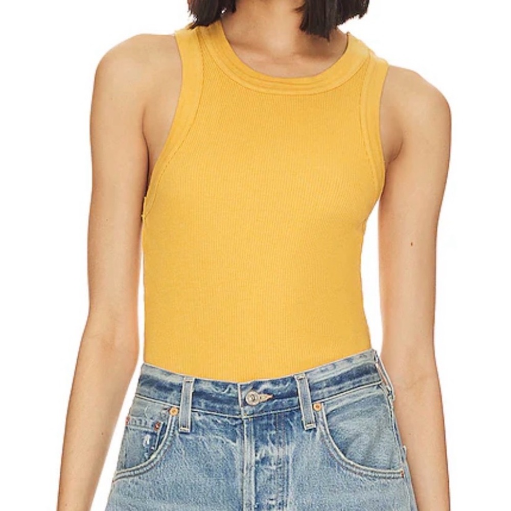 Citizens Of Humanity Mustard Tank Top